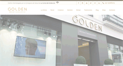Desktop Screenshot of clinicagolden.com
